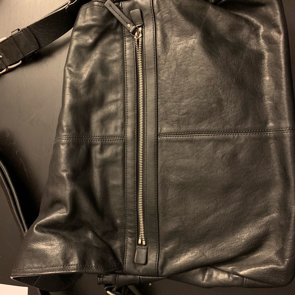 Leather Coach Messenger Work Bag